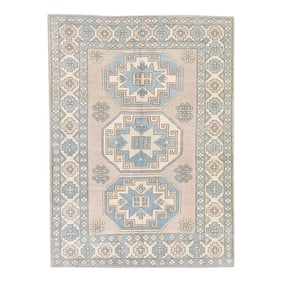 Vintage Turkish Oushak Rug 5'10" x 7'9"