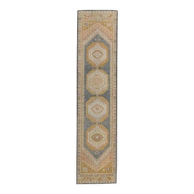 Modern Turkish Oushak Rug 3'1" x 12'7"
