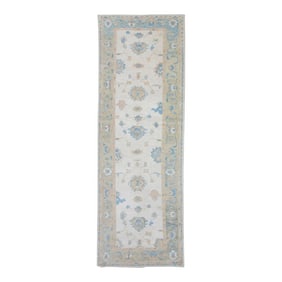 Modern Turkish Oushak Rug 3'9" x 10'9"