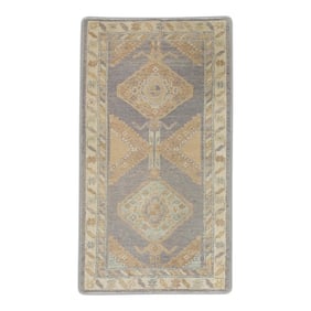 Modern Turkish Oushak Rug 3'1" x 5'8"