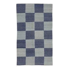 Handmade Modern Kilim Rug 2'9" X 4'8"
