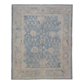 Modern Turkish Oushak Rug 8'7" x 10'1"