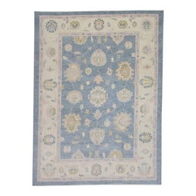 Modern Turkish Oushak Rug 6'6" x 9'
