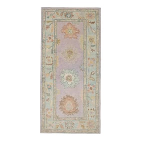Modern Turkish Oushak Rug 3'1" x 6'3"