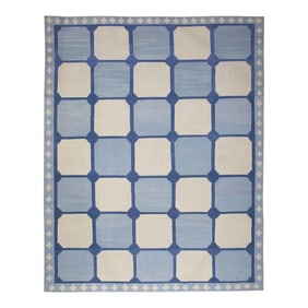 Early 21st Century Handmade Modern Kilim Rug 11'10 X 14'11