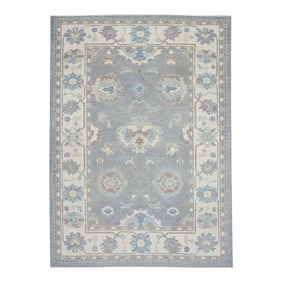 Modern Turkish Oushak Rug 6'6" x 9'1"