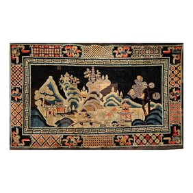 Late 19th Century Ningxia Chinese Rug