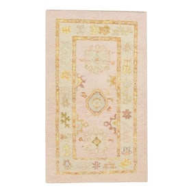 Modern Turkish Oushak Rug 3' x 5'1"