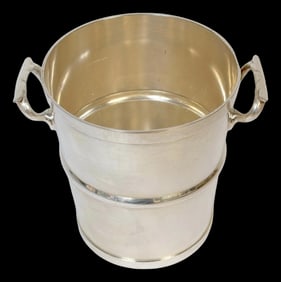 Antique Reiffel & Husted Silverplate Champagne / Ice Bucket USA, English Design