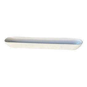 Late 20th Century Vintage Long White Serving Boat