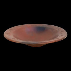 Large Clay Engraved Platter