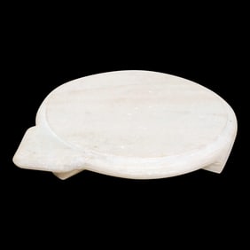 Modern Marble Chapati Plate
