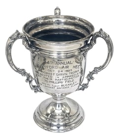 Thomas F. Garvin Trophy, 1925 Aviation Trophy, by Wilcox Silver Plate Co.