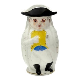 Late 19th Century President William McKinley as Napoleon ' Small' Toby Mug, by Morris & Willmore
