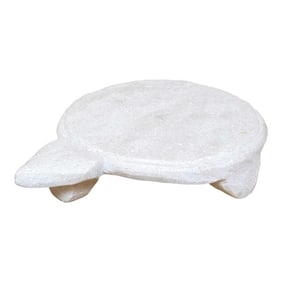 Polished White Marble Plate