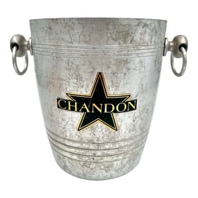 Mid 20th Century French Aluminum Chandon Champagne Bucket