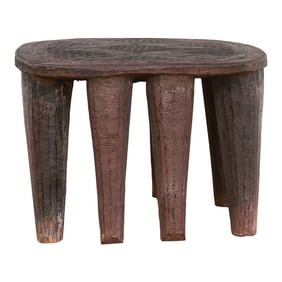 Small 8-Legged African Carved Stool