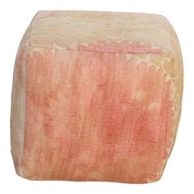 Jayma Antique Suzani Cube Ottoman