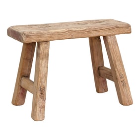 Artisanal Small Wood Milking Stool