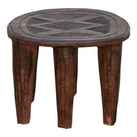 Egan Nupe Primitive African Stool