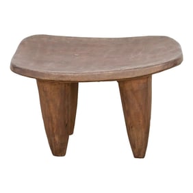 Primitive Handcarved African Ceremonial Stool