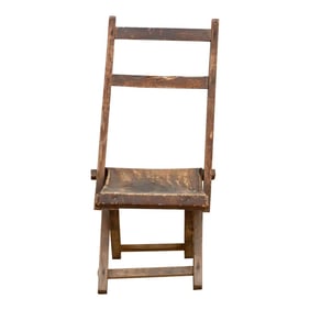 Antique Folding Travelers' Chair