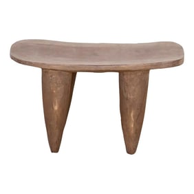 Oxidized Brown African Senufo Stool