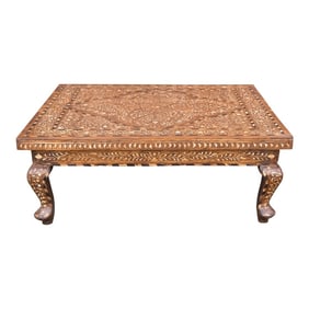 Anglo Indian Inlay Bajot Table
