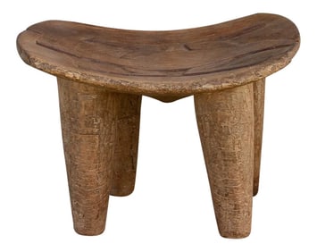 19th Century Crocodile Top African Senufo Table