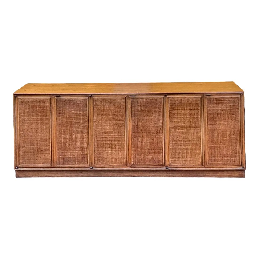 Mid-Century Modern Paul McCobb Style Cane / Wicker Front Credenza (1 of 8)