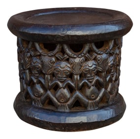 Antique Tribal Bagongle Ceremonial Stool