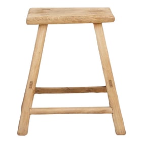 Rustic Farmhouse Wood Stool