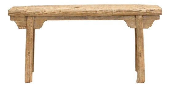Oriental Countryside Wooden Bench