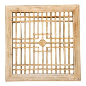 Chaka Antique Geometric Window Panel