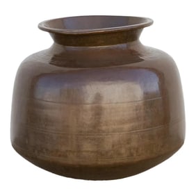 Original Kerala Patinated Brass Pot