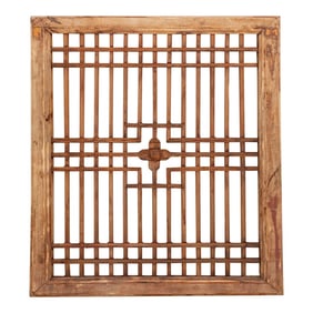 Traditional Antique See-Through Window Panel