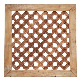 Finely Carved Vintage Wall Panel