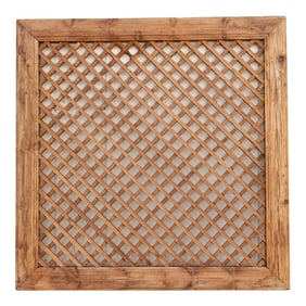Large Farmhouse Antique Lattice Window
