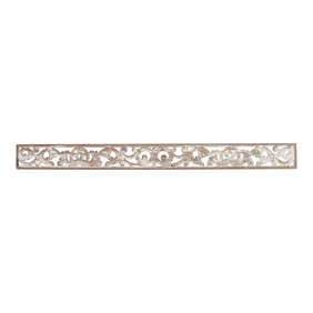 Antique French Colonial Painted Carving-Viluppuram