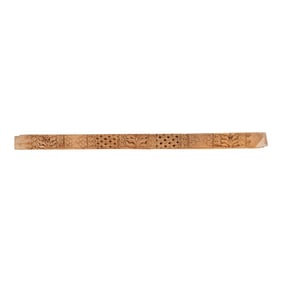 1800's Carved Varanasi Teak Lintel