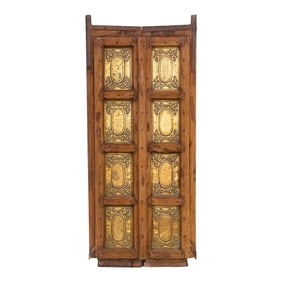 Antique Brass Inset Indian Doors