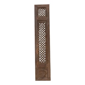 18th Century Slim Jali Carved Panel