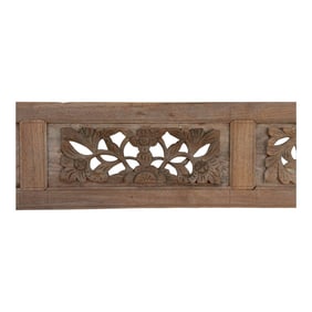 19th Century Asian Carved Floral Art
