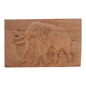 Thai Temple Elephant Carving