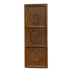 18th Century Spanish Farmhouse Carved Cabinet Door