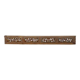 Antique Multicolor Pagoda Wall Carving