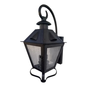 Wall Mount Bronze Carriage Lantern Light Fixture- Hardwired