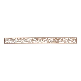 Long Antique Floral Carved Panel-Varadaraja