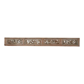 Timeworn Charming Asian Wood Panel