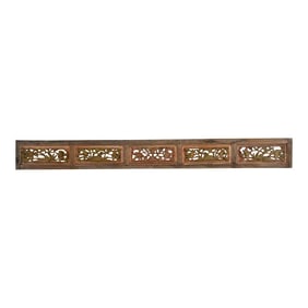 From the Silk Road, Antique Carved Wall Panel
